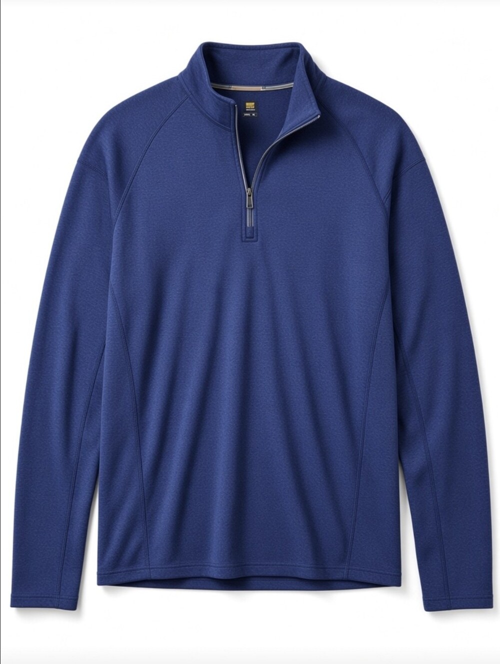 Meriwool Layers Mens XL Blue Merino Extra Fine 400g 1/4 Zip Thermal Pullover